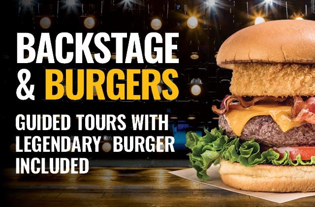 Backstage & Burgers: Memorabilia Tour with Lunch
