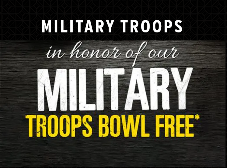 Military Troops Bowl Free!